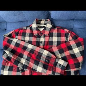 J. Crew Sherpa Lined Flannel Shirt Jacket